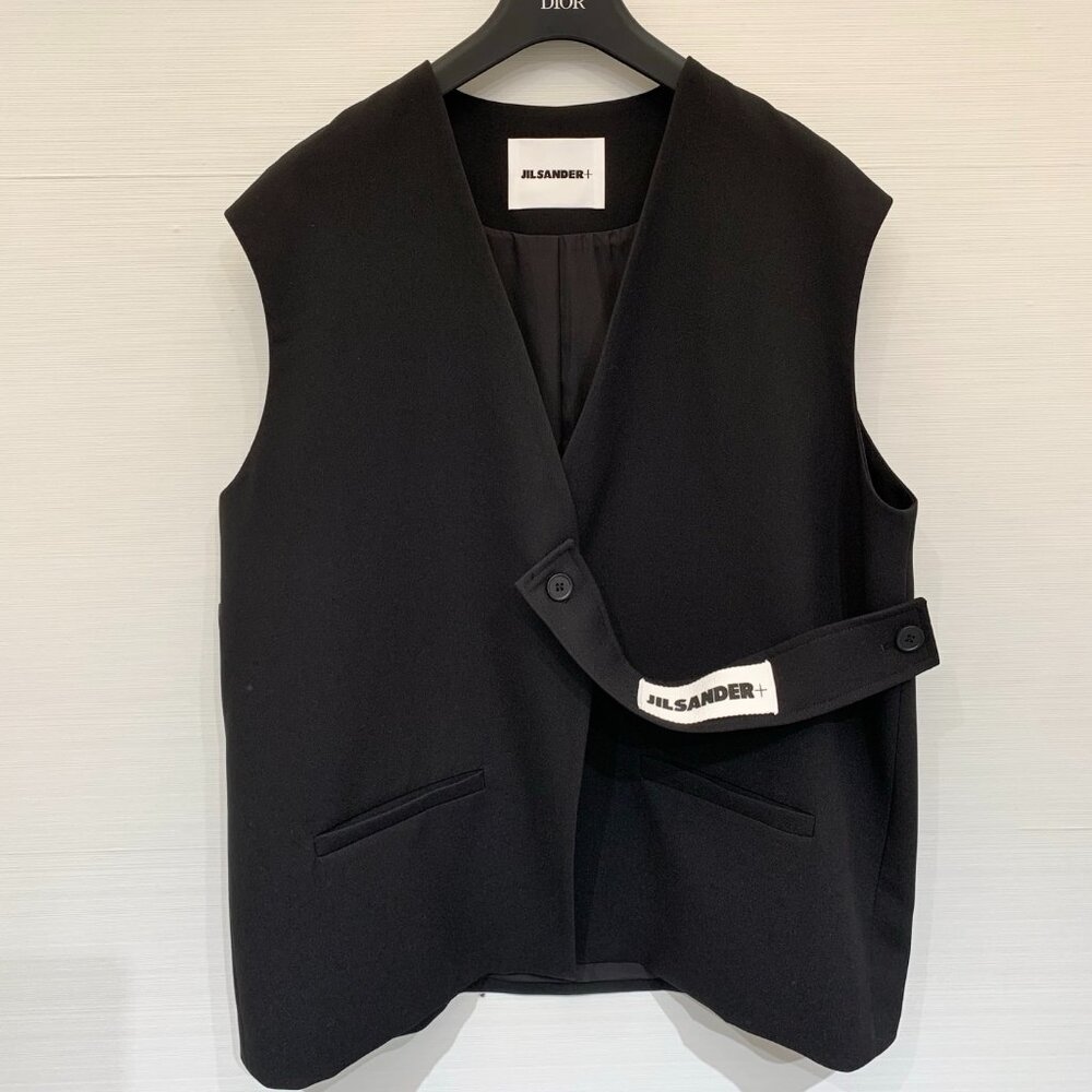 JIL SANDER New Loose Sleeveless Suit Vest